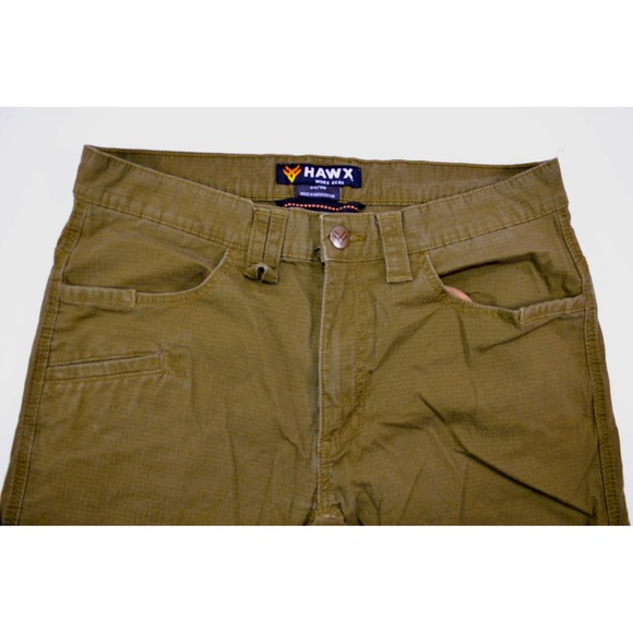 Hawx Work Gear Carpenter‎ Pants Reinforced OD Green Mens 33" x 28" - Picture 2 of 13